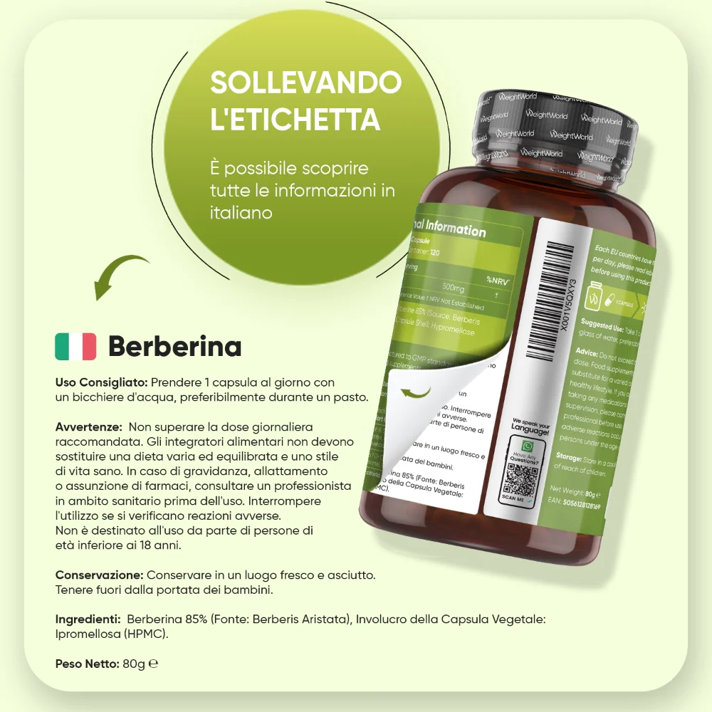 Berberina 500 mg Capsule - Image 6