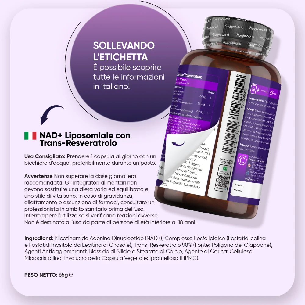 NAD+ Liposomiale con Resveratrolo - Image 6