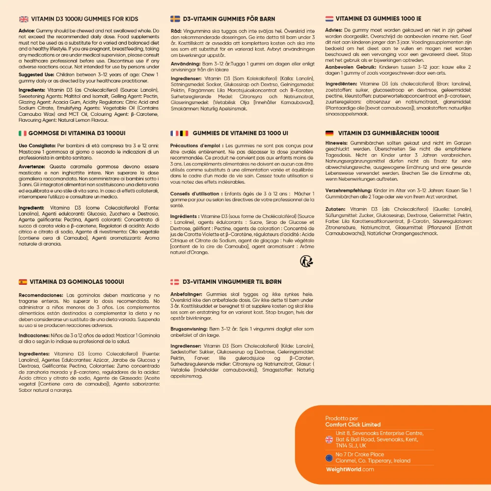Caramelle Gommose alla Vitamina D3 per Bambini - Image 6