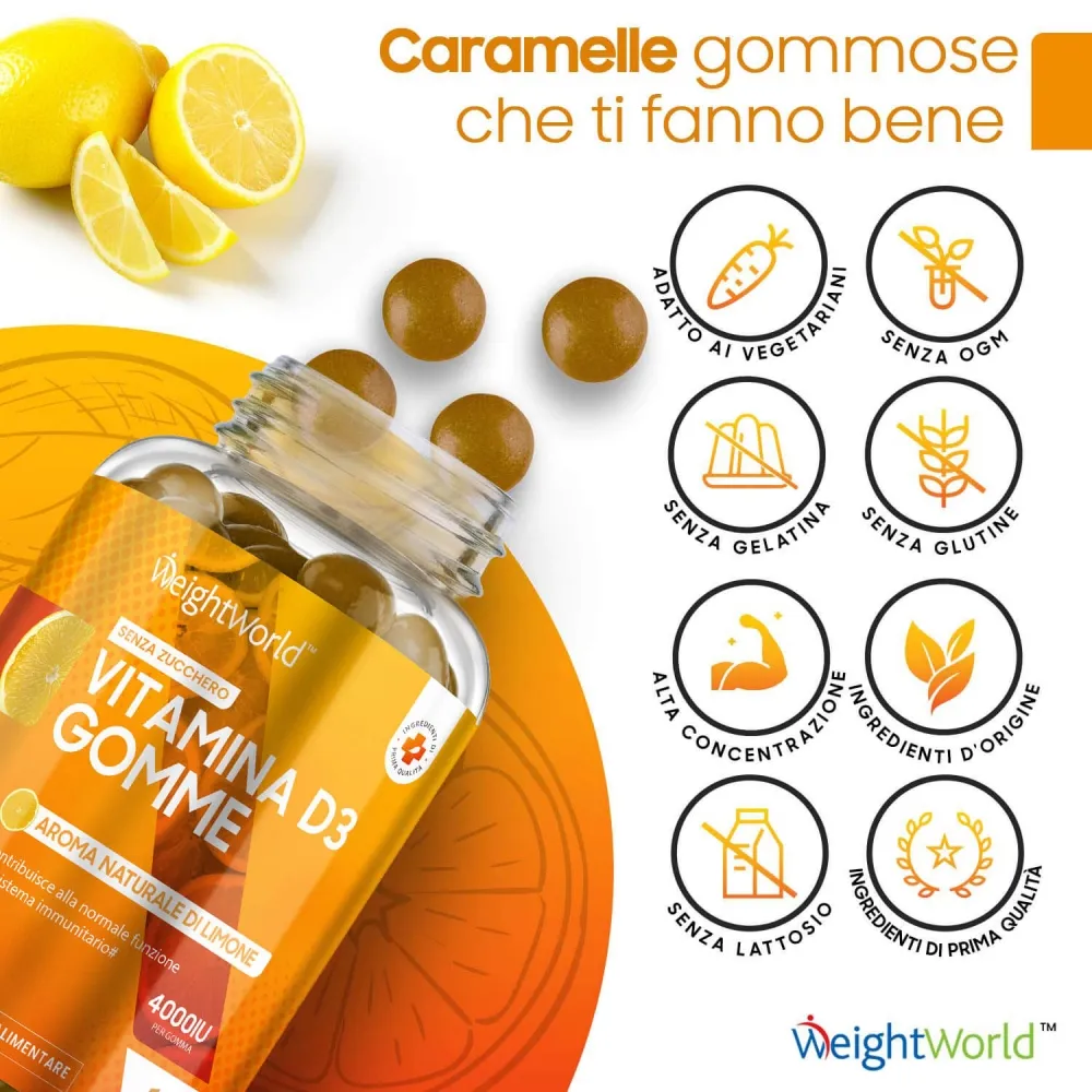 Caramelle Gommose di Vitamina D3 - Image 3