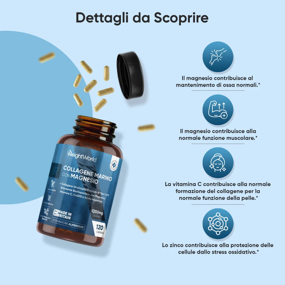 Collagene Marino & Magnesio – Capsule - Image 3