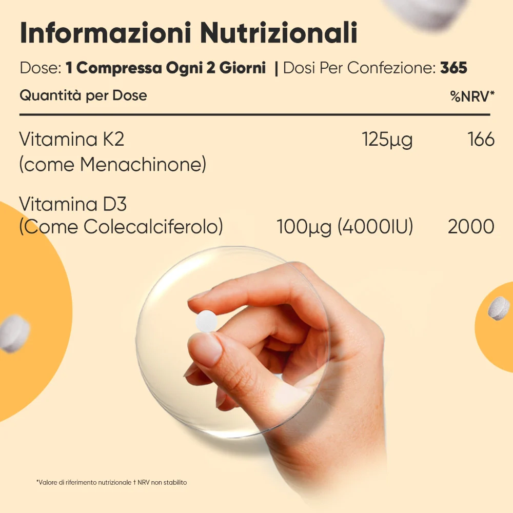 Vitamina D3 e K2 4000 ui - Image 6