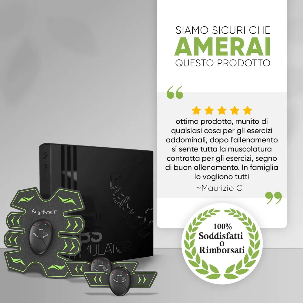 Elettrostimolatore Addominale WeightWorld - Image 6