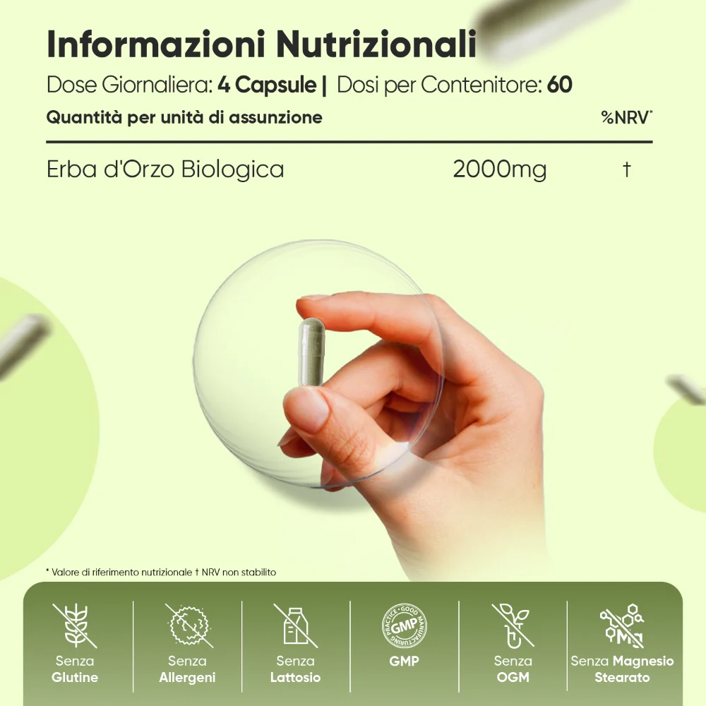 Erba d'Orzo Biologica WeightWorld - Image 5