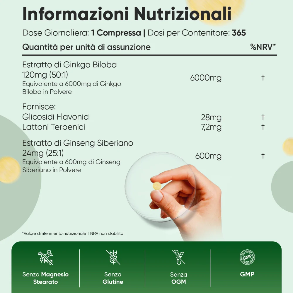 Ginkgo Biloba con Ginseng Siberiano - Image 5