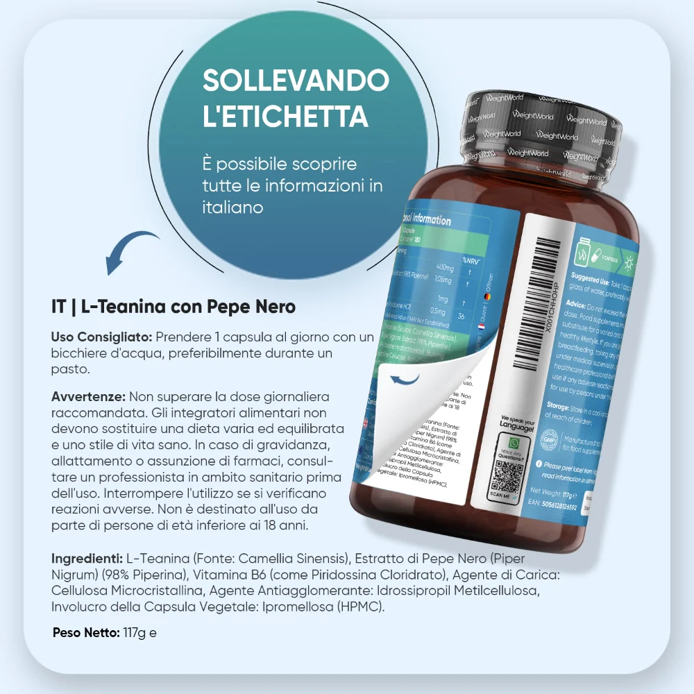 L-Teanina con Vitamina B6 - Image 6