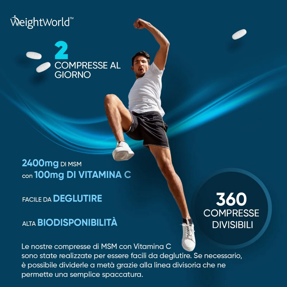 MSM con Vitamina C Compresse - Image 4