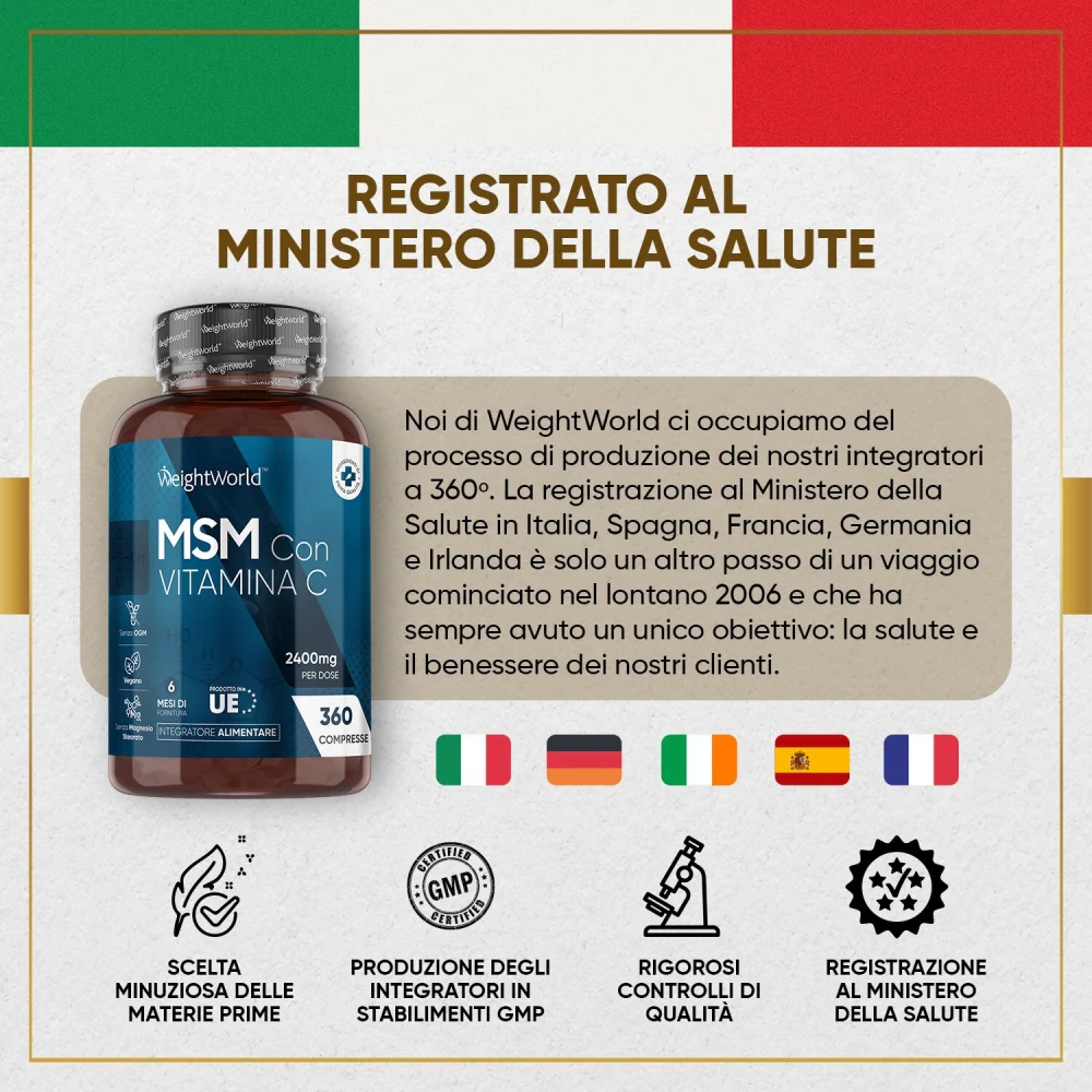 MSM con Vitamina C Compresse - Image 5