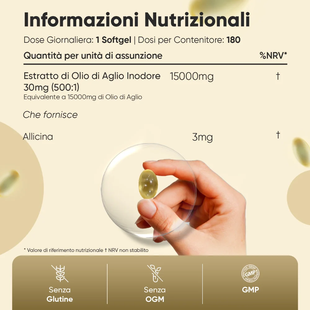 Olio di Aglio Inodore in Softgel - Image 4