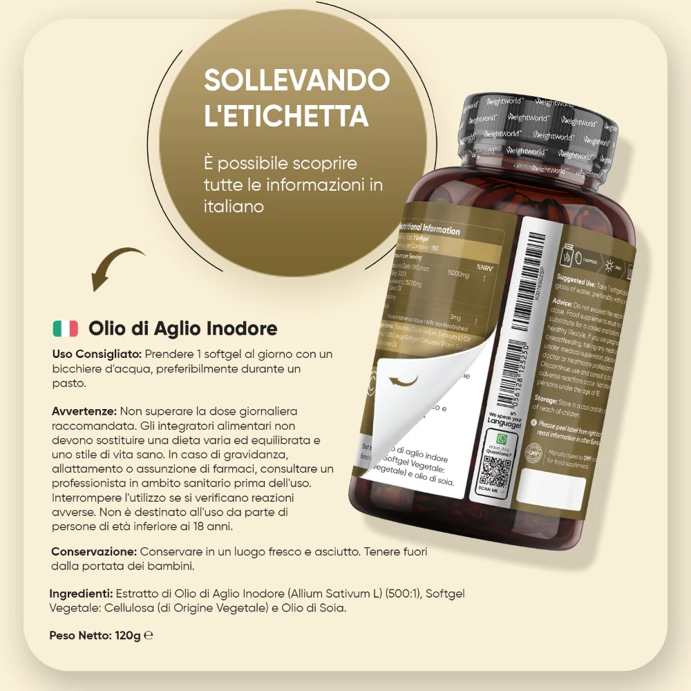 Olio di Aglio Inodore in Softgel - Image 6