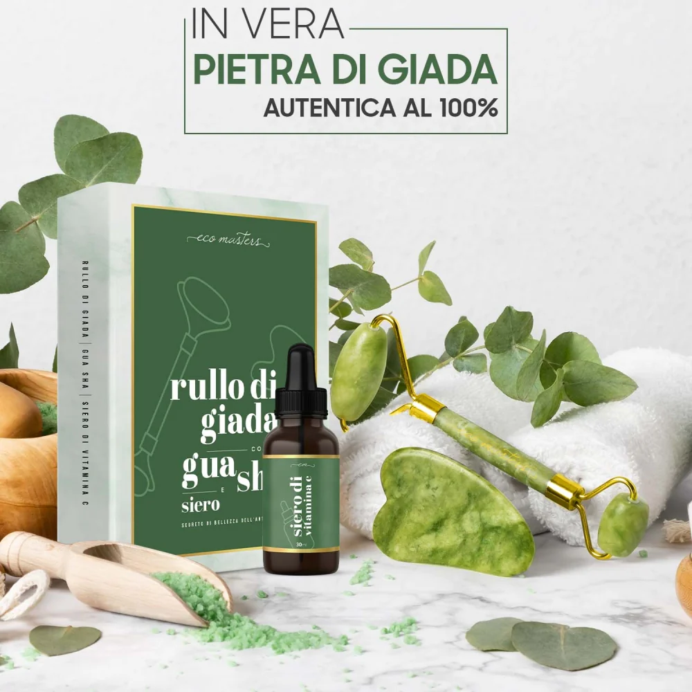 Rullo di Giada con Gua Sha e Vitamina C - Image 6