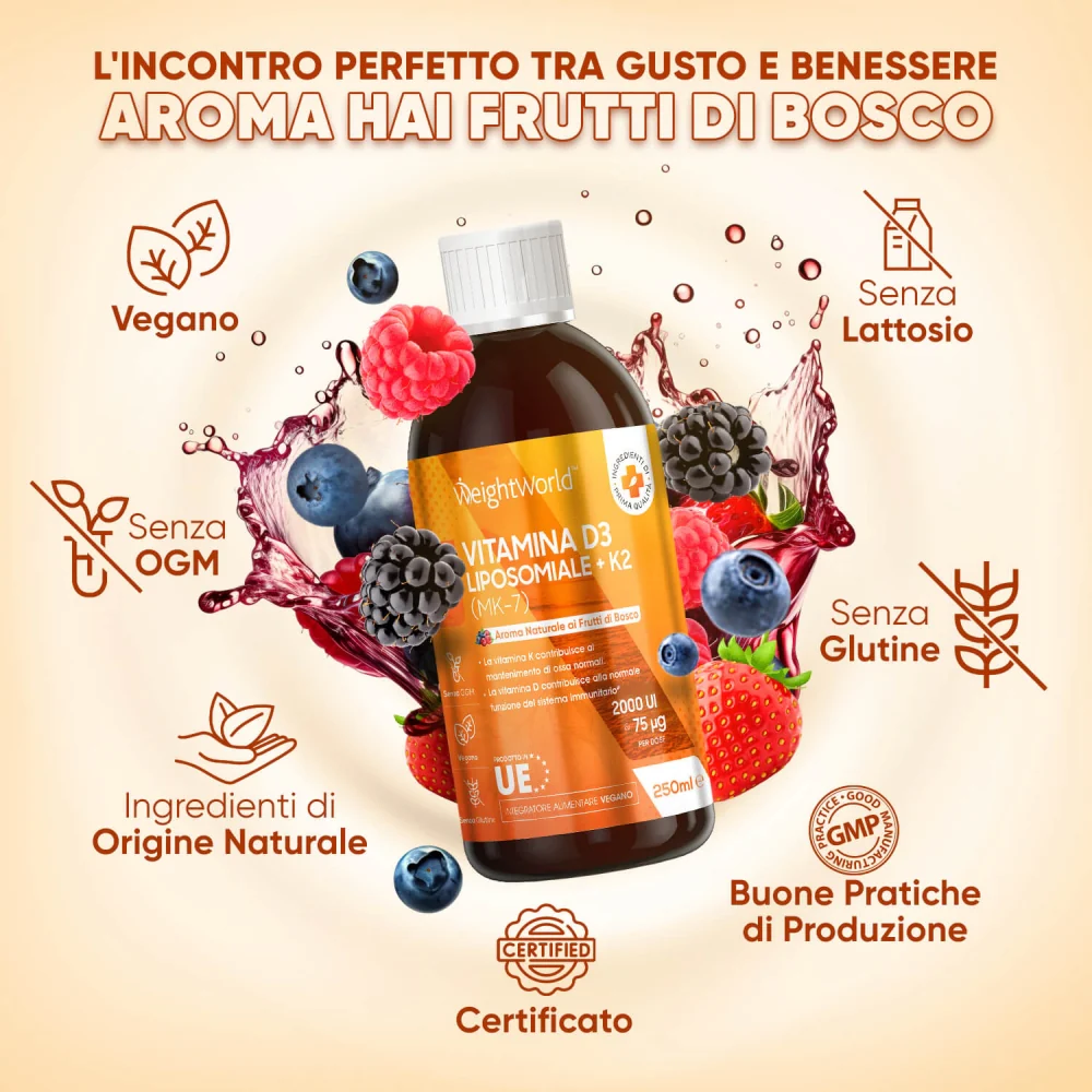 Vitamina liposomiale D3 + K2 - Image 4