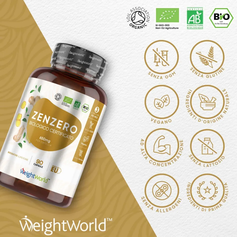 Zenzero Organico in Capsule - Image 3